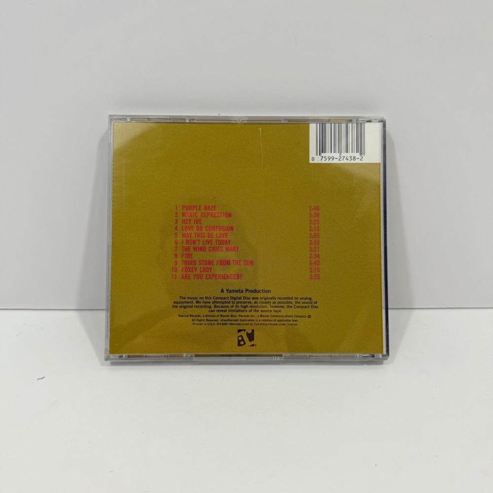 Jimi Hendrix Experience Are You Experienced CD Music Yellow Good Psychedelic - Picture 3 of 4